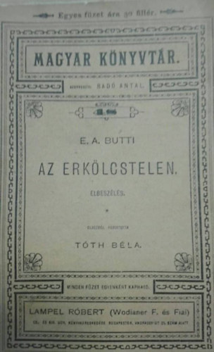 Enrico A. Butti - Az erkölcstelen