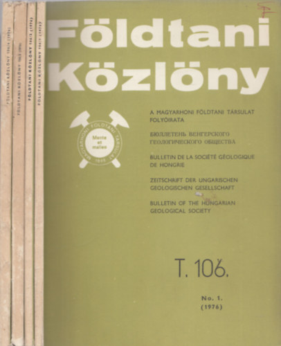 Dank Viktor dr. - Fldtani kzlny 1976/1-4. (teljes vfolyam, fzetenknt)