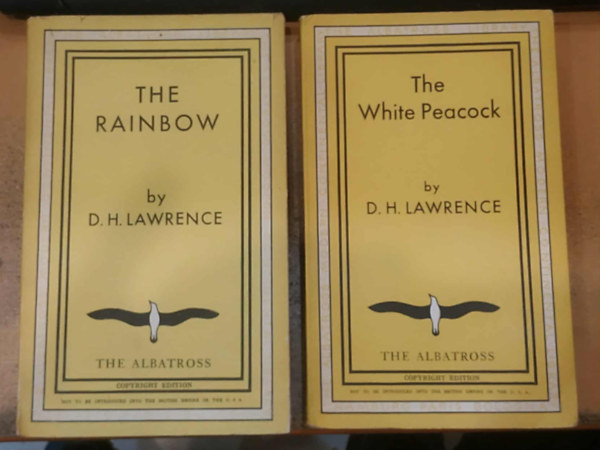 D. H. Lawrence - 2 db D. H. Larence: The Rainbow + The White Peacock