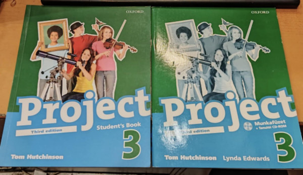 Tom Hutchinson - Project 3: Student's Book + Munkafzet - A Project English tdolgozott kiadsa (2 ktet)