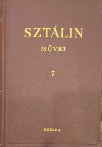 Lenin - Lenin m�vei 7. k�tet; 1903. szeptember- 1904. december