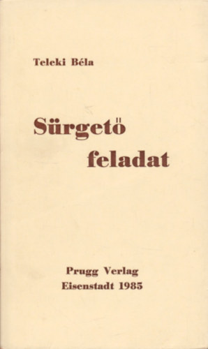 Teleki Bla - Srget feladat