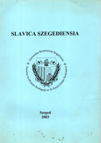 Krkits Jzsef - Slavica Szegediensia