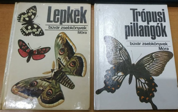 Dr. Mészáros-Gál Kalmár Zoltán - 2 db Búvár zsebkönyv: Lepkék + Trópusi pillangók