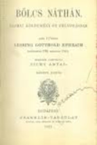 Gotthold Ephraim Lessing - Blcs Nthn