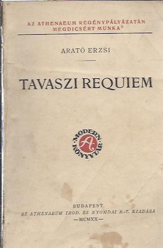 Arató Erzsi - Tavaszi requiem