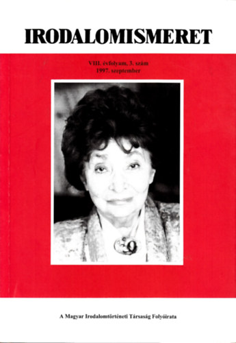 Irodalomismeret VIII. �vfolyam 3.sz�m 1997. szeptember