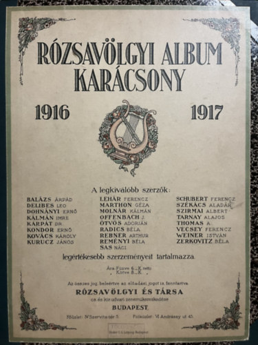 R�zsav�lgyi Album Kar�csony 1916-1917