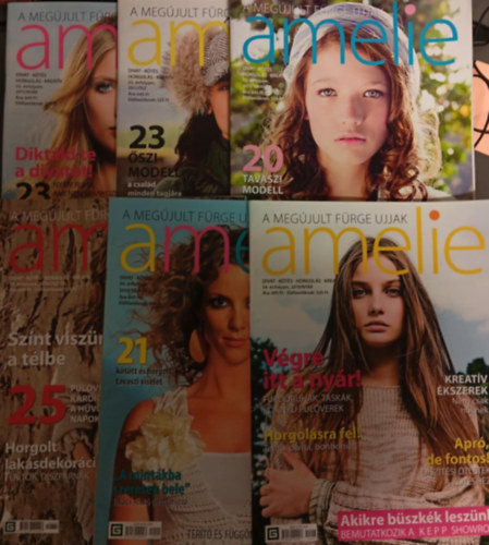 Nincs feltntetve - A megjult frge ujjak - Amelie (6 darab) 54. vfolyam 2010/Nyr, tavasz, sz-tl, 55.vfolyam 2011/Tavasz,sz,nyr
