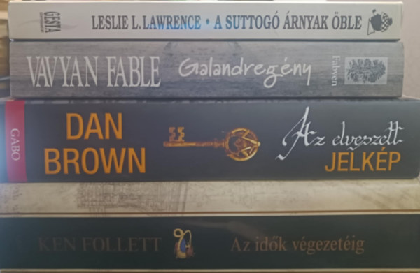 Ken Follett, Leslie L. Lawrence, Vavyan Fable Dan Brown - Szrakoztat irodalmi knyvcsomag