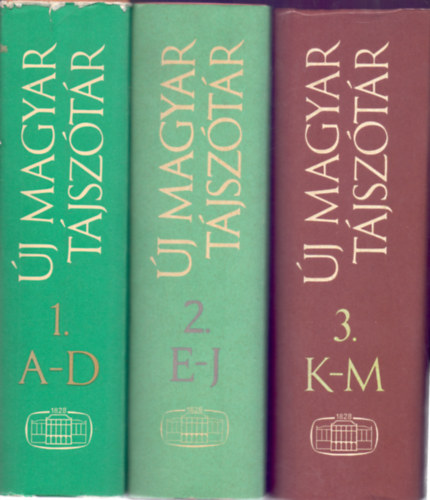 B. L�rinczy �va  (f�szerk.) - �j magyar t�jsz�t�r 1 - 5. (A-D - E-J - K-M - N-S - Sz-Zs - Teljes sorozat)