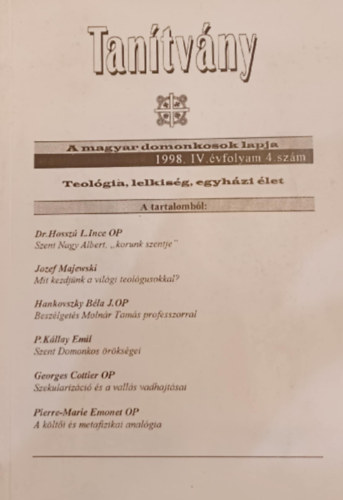 Tantvny - A magyar domonokosok lapja 1998. IV. vf. 4. szm