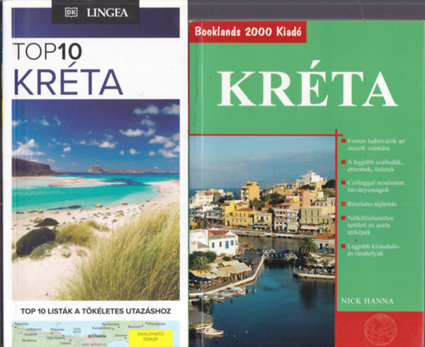 2 db. Kr�ta �tik�nyv (Lingea Top 10. + Booklands 2000 �tikalauz)