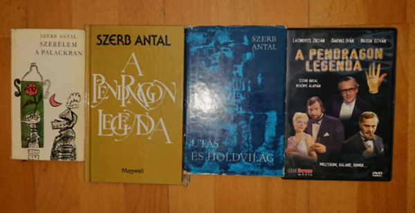 Latinovits Zoltán, Darvas Iván, Bujtor István Szerb Antal - 3 könyv Szerb Antaltól + ajándék DVD: Utas és holdvilág, A Pendragon legenda, Szerelem a palackban + A Pendragon legenda (DVD)