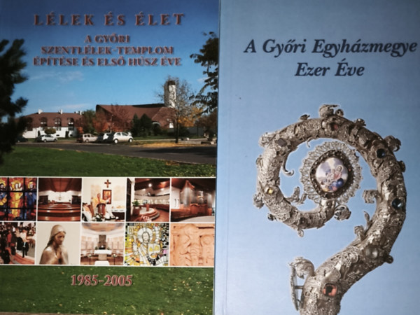 Kiss Tams Bicz Zoltn - 2db gyri keresztnysggel kapcsolatos knyv - Bicz Zoltn-Llek s let - A gyri Szentllek-Templom ptse s els hsz ve, Kiss Tams-A Gyri Egyhzmegye Ezer ve