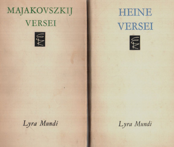 Heine Majakovszkij - 2 db Lyra Mundi egytt: Heine versei, Majakovszkij versei.