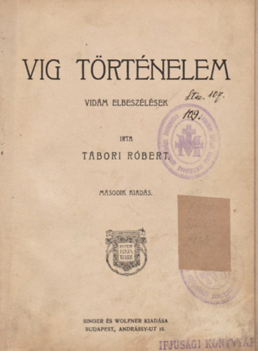 Tbori Rbert - Vg trtnelem (vidm elbeszlsek)