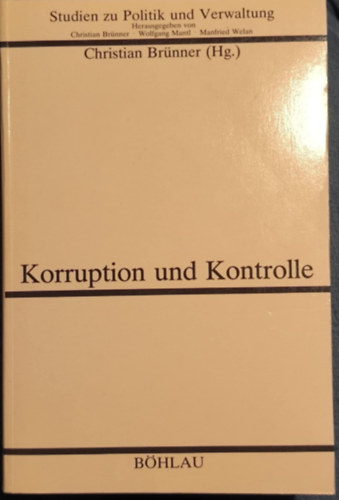 Christian Br�nner - Korruption und Kontrolle