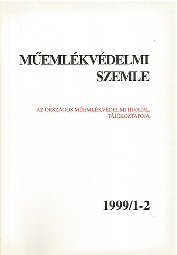 Memlkvdelmi Szemle 1999/1-2