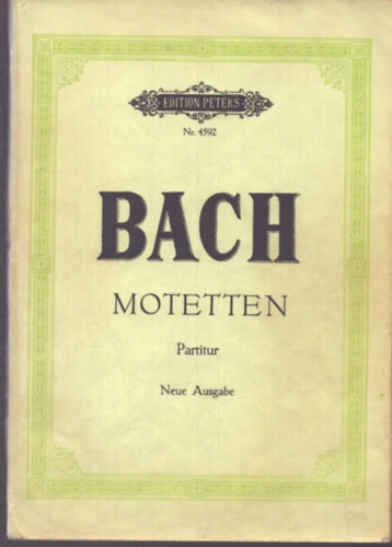 Joh. Seb. Bach - Sämtliche Motetten