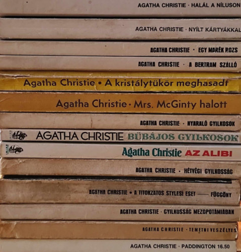 Agatha Christie - 14 db Agatha Christie ktet