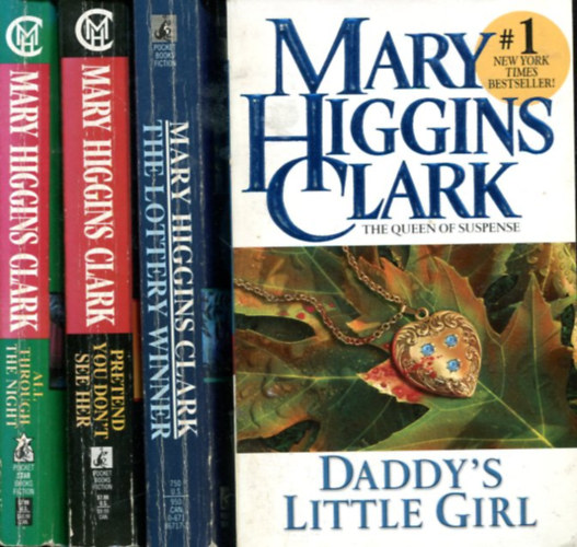 Mary Higgins Clark - 4 db Mary Higgins Clark k�tet - angol nyelv�