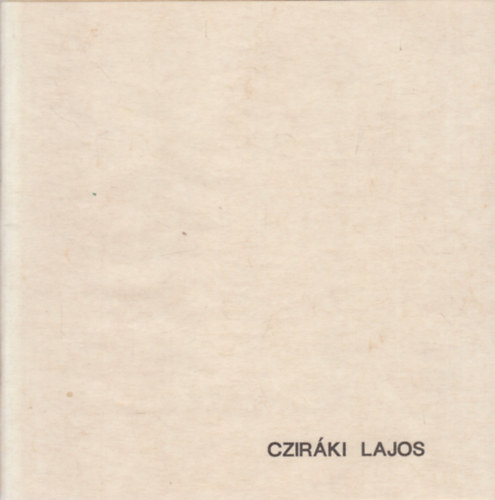 Almsi Tibor - Czirki Lajos (szmozott)