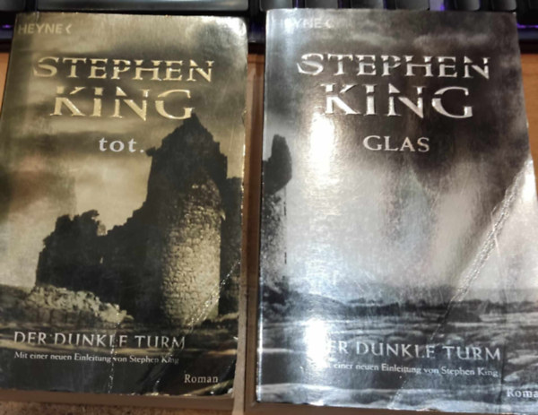 Stephen King - 2 db Stephen King: Der Dunkle Turm: Tot. + Glass (A stt torony III. s IV., nmet nyelven