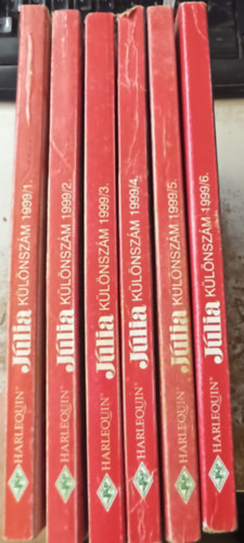 T�bb szerz� - 6 db J�lia k�l�nsz�m 1999. �vfolyam 1-6 k�tet (teljes)