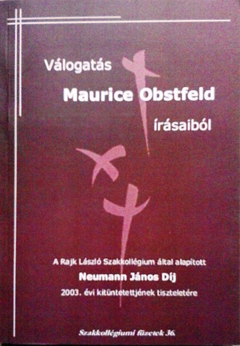 Maurice Obstfeld - Válogatás Maurice Obstfeld írásaiból