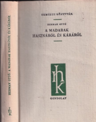 Herman Ott - A madarak hasznrl s krrl (Nemzeti knyvtr 6.)