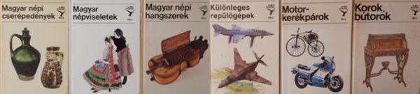 Sárhidai Gyula, Dr. Kiss Éva, Kresz-Kövér, Mandel Róbert Bálint Sándor - Motorkerékpárok + Különleges repülőgépek + Korok, bútorok + Magyar népi cserépedények + Magyar népi hangszerek + Magyar népviseletek
