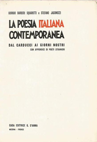 La Poesia Italiana Contemporanea