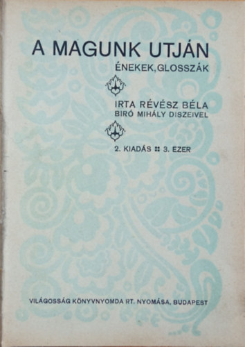 Rvsz Bla - A magunk tjn (nekek, glosszk)