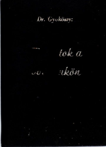 Dr. Gy�rk�ssy Endre - Feliratok a b�lcs�nk�n
