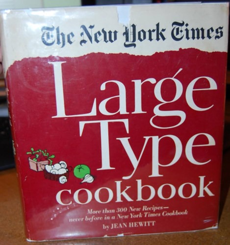 Jean Hewitt - Large type cookbook - New York Times