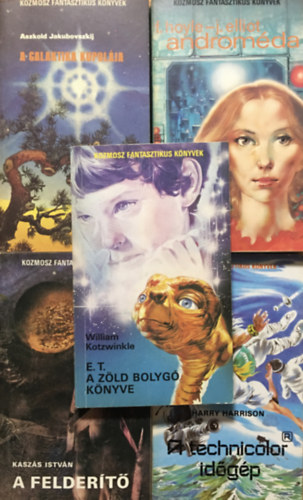 Fred Hoyle-John Elliot, Kaszs Istvn, Harry Harrison, William Kotzwinkle Aszkold Jakubovszkij - Kozmosz s Galaktika fantasztikus knyvek knyvcsomag (5 ktet)