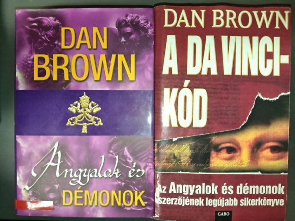 Dan Brown - Angyalok �s d�monok + A Da Vinci-k�d ( 2 k�tet )