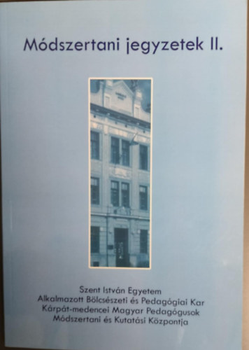 D. Sipos L�szl�n� - M�dszertani jegyzetek II.