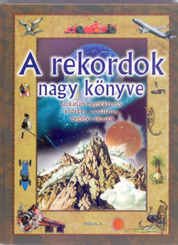 Szerkeszt:  Molnr Margit Fordtotta: Lakatosn Peth Ildik - Pintyn Krucs Mria - A rekordok nagy knyve (A szokatlan, meghkkent, rdekes, csodlatos, meglep rekordok nagy knyve)