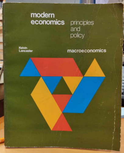 Kelvin Lancaster - Modern economics: principles and policy - macroeconomist