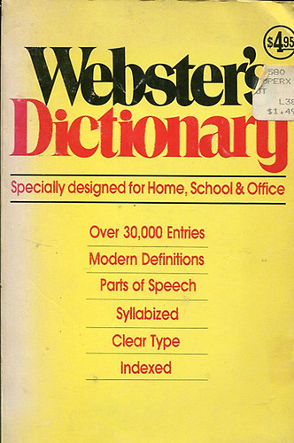 John Gage Allee - Webster's Dictionary - Specially designed for Home, School & Office