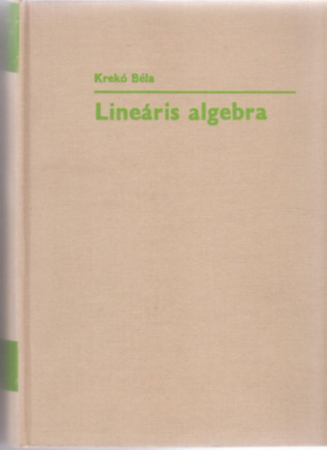 Krek Bla - Lineris algebra