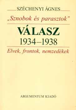 Szchenyi gnes - Vlasz 1934-1938