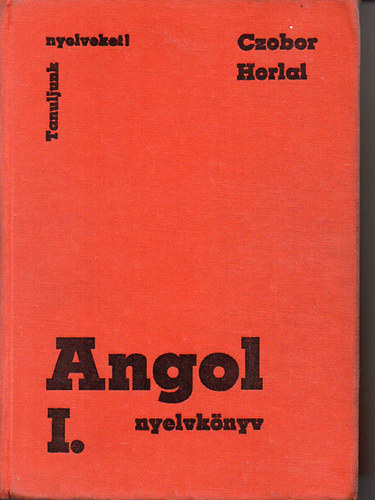 Czobor-Horlai - Angol I.