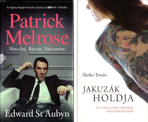 Shoko Tendo Edward St. Aubyn - 2 db. krimi (Patrick Melrose + Jakuzk holdja)