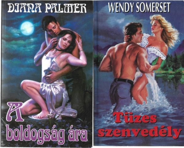 2 db knyv,  Diana Palmer: A boldogsg ra, Wendy Somerset: Tzes szenvedly