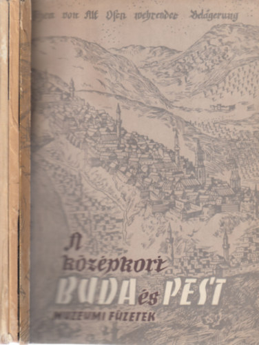 Lócsy Erzsébet, Holl Imre, Nagy Lajos, Kubinyi András F. Mihály Ida - A középkori Buda és Pest + Buda története 1541-ig + Buda három ostroma (3 mű)