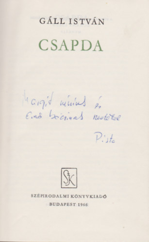 G�ll Istv�n - Csapda