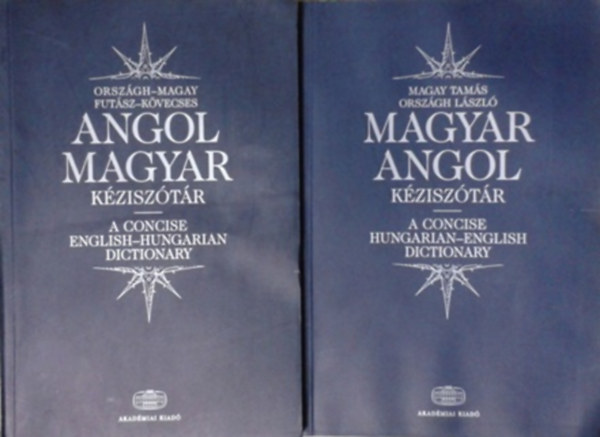 Magay-Orszgh - Magyar-angol, angol-magyar kzisztr I-II